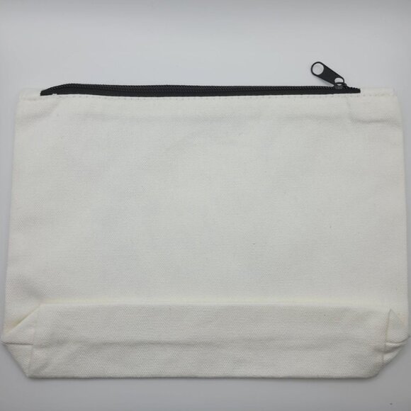 Work Will Suck Without You Makeup Bag 9 x 7 Canvas Zipper Pouch Gift Cosmetic - Picture 2 of 6